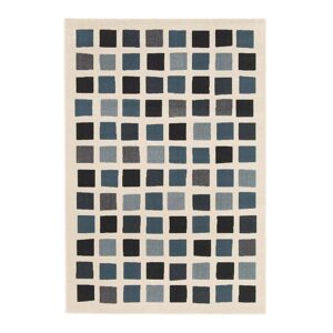 AFK Tapis tres doux et graphique bleu 160 x 230