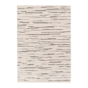 AFK Tapis avec effet relief tres doux gris 160 x 230