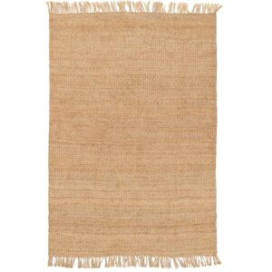 AFK Tapis reversible en jute de haute qualite beige 160 x 230