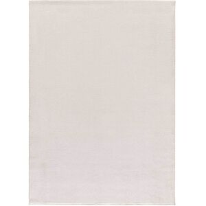 Atticgo Tapis uni lavable couleur blanche 160x220 cm