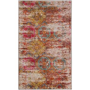 Wecon Home Tapis de bain multicolore avec impression numerique 80x150