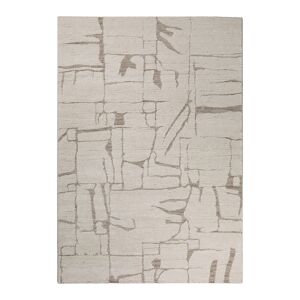 Wecon Home Tapis design inspiration nature et relief tons de beige 120x170