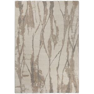 Wecon Home Tapis design inspiration nature a relief tons de beige 120x170