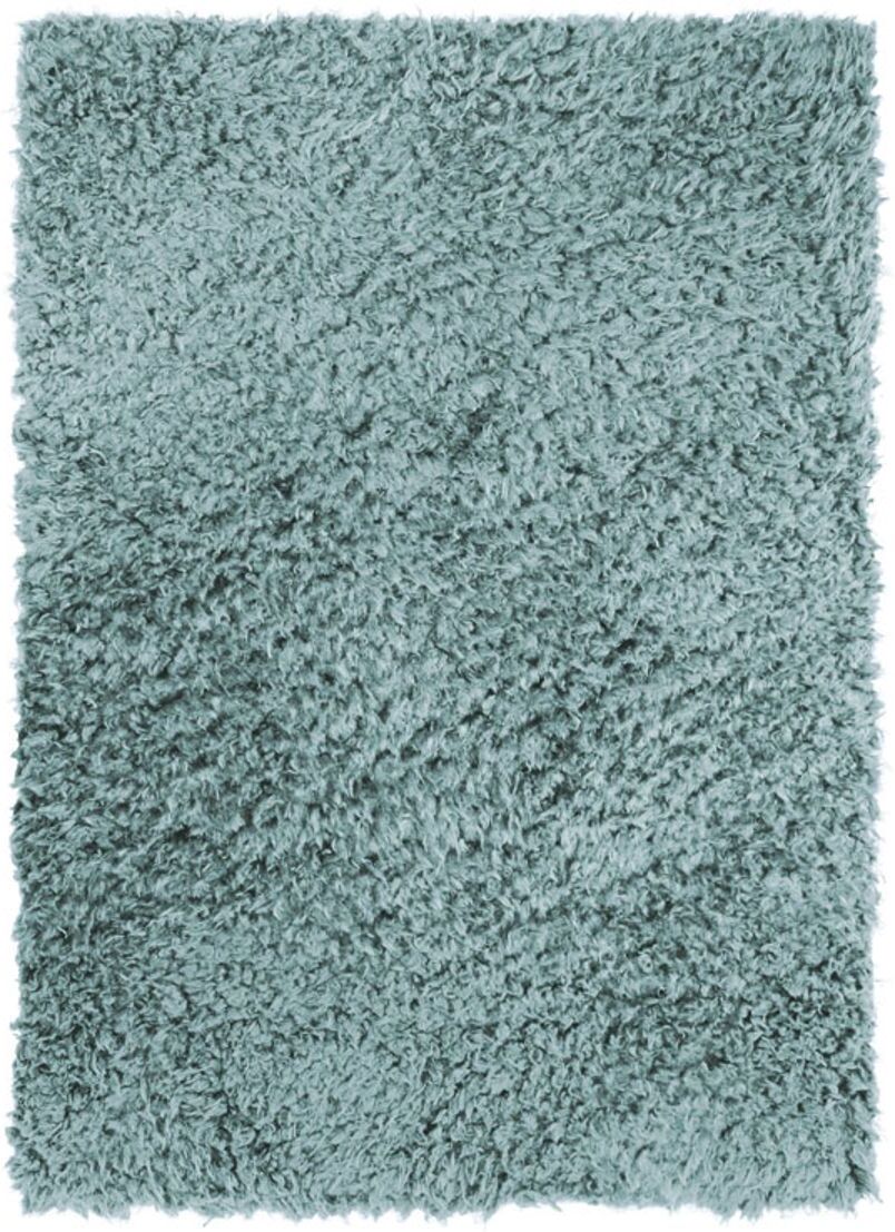 The Deco Factory Tapis tout doux fausse fourrure bleu clair 120x170