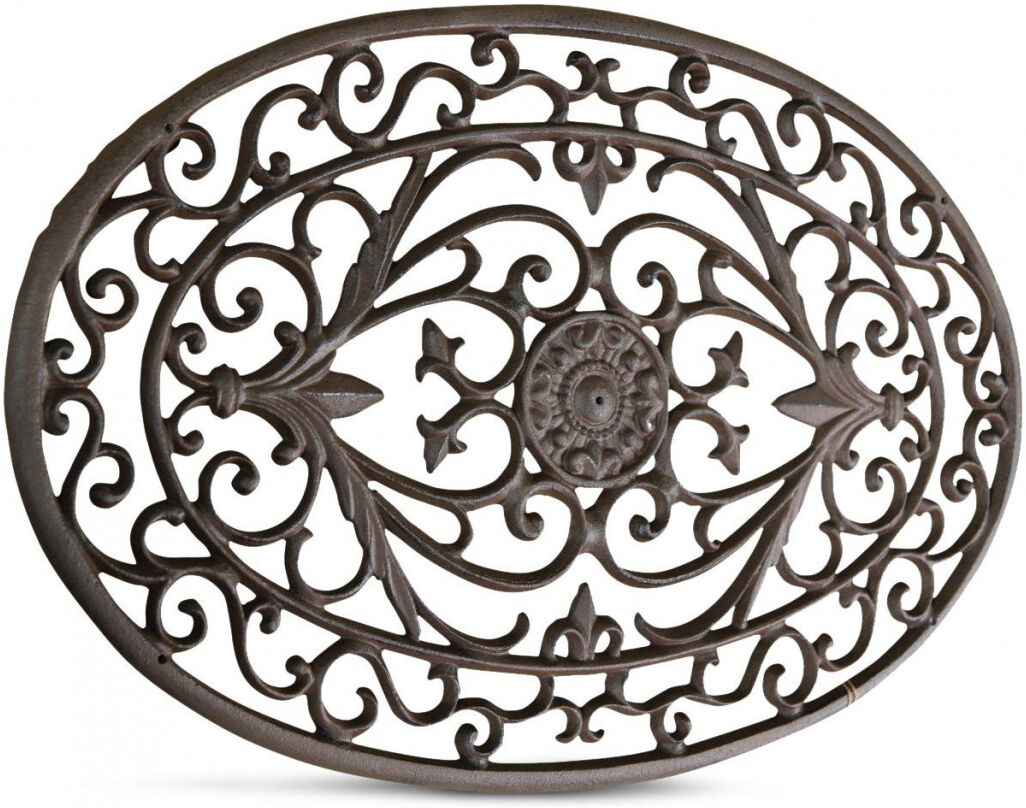 Décoration d'Autrefois Paillasson Lune Fonte Marron 61cm