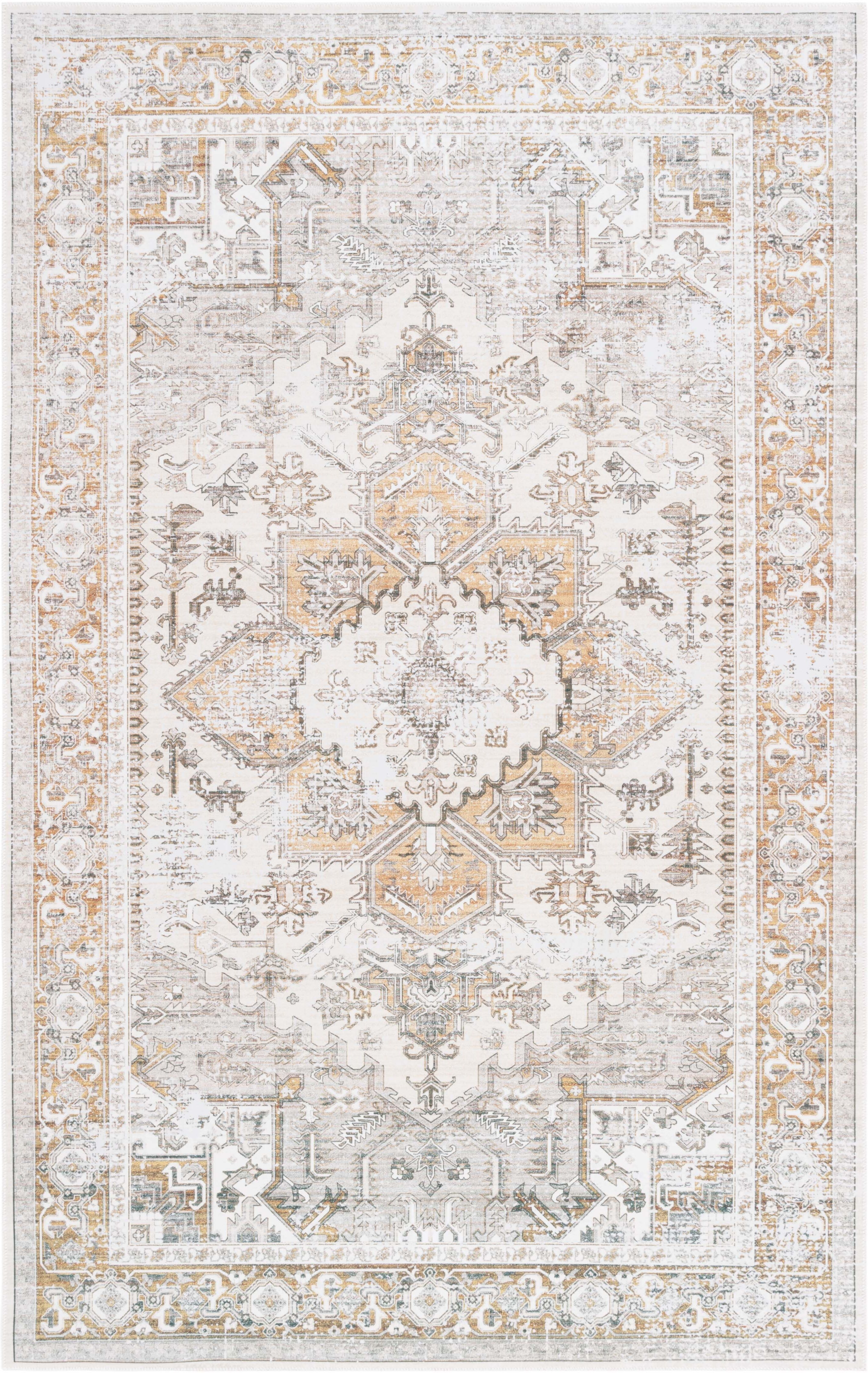 Safavieh Tapis d'intérieur en Beige & Or, 244 X 305 cm