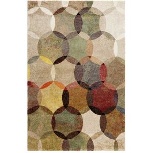 Esprit Tapis motif cercle vintage tons chauds 200x133