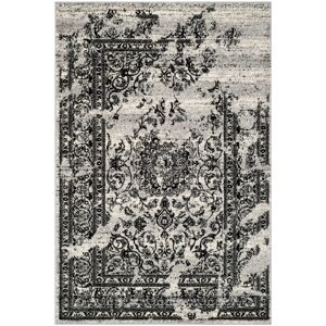 Safavieh Tapis de salon interieur en argente & noir, 122 x 183 cm