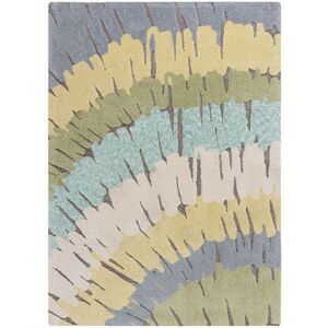 Novatrend Tapis de salon moderne en polyester vert 120x170 cm