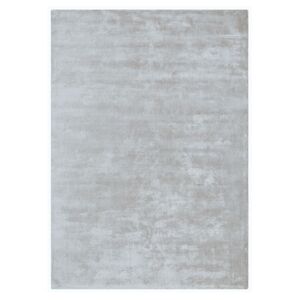 Novatrend Tapis luxe designer en viscose gris clair 200x300 cm