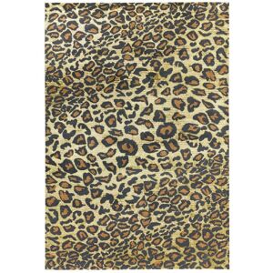 Novatrend Tapis tissé plat léopard marron 200x290 cm