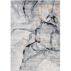 Surya Tapis Abstrait Moderne Ivoire/Gris 200x275