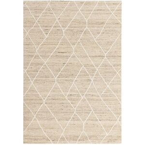 Novatrend Tapis de salon en laine beige 160x230 cm