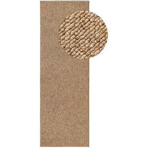 Benuta Tapis lavable marron clair 80x240 - Publicité Benuta Tapis lavable marron clair 80x240 - Publicité