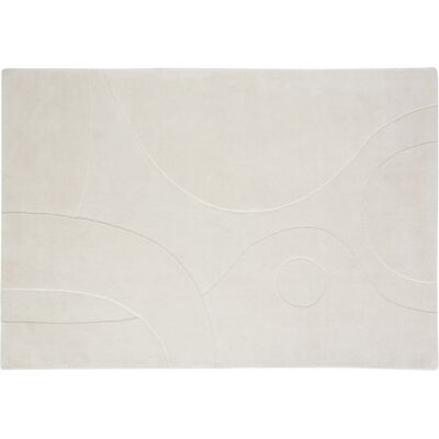 Maisons du Monde Tapis tissé et ciselé écru, 160x230 cm - Publicité Maisons du Monde Tapis tissé et ciselé écru, 160x230 cm - Publicité