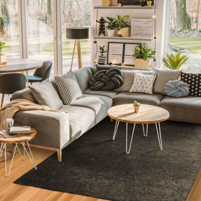 The Deco Factory INTENSE - Tapis Vintage Texturé - 160x230 cm - Taupe - Décoration intérieure - Publicité The Deco Factory INTENSE - Tapis Vintage Texturé - 160x230 cm - Taupe - Décoration intérieure - Publicité