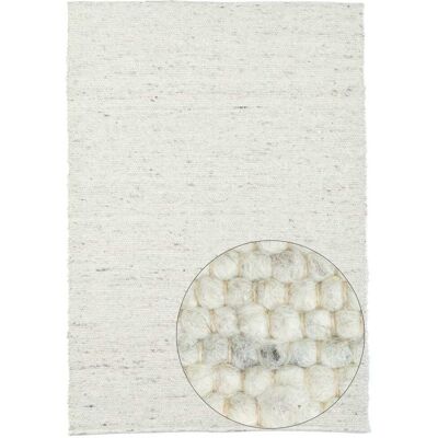 Tapis en laine THEKO Alm-Glück – 160x230cm, Double face, Gris - Publicité Tapis en laine THEKO Alm-Glück – 160x230cm, Double face, Gris - Publicité