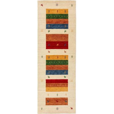 Benuta Tapis en laine Jamal - Multicolore/Beige - 80x250cm - Tapis - Publicité Benuta Tapis en laine Jamal - Multicolore/Beige - 80x250cm - Tapis - Publicité