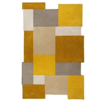 FLAIR RUGS Tapis en Laine Collage Abstrait - Rectangulaire 200x290cm - Publicité FLAIR RUGS Tapis en Laine Collage Abstrait - Rectangulaire 200x290cm - Publicité