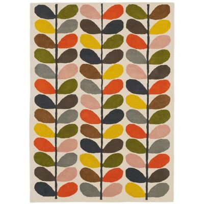 Orla Kiely Tapis salle à manger 250x350 laine multicolore - Publicité Orla Kiely Tapis salle à manger 250x350 laine multicolore - Publicité