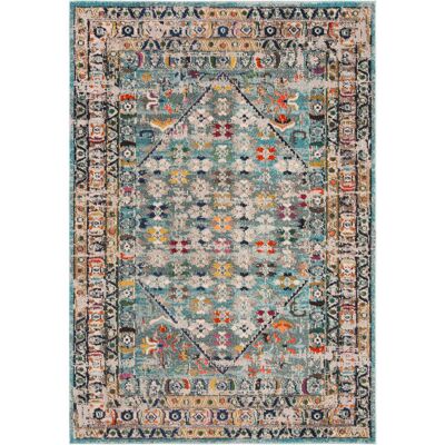 Tapis Bleu Joeri de Safavieh - Style Bohème Rectangulaire - Publicité Tapis Bleu Joeri de Safavieh - Style Bohème Rectangulaire - Publicité