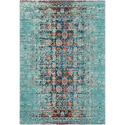 Safavieh Tapis bleu 155 x 231 cm - Publicité Safavieh Tapis bleu 155 x 231 cm - Publicité