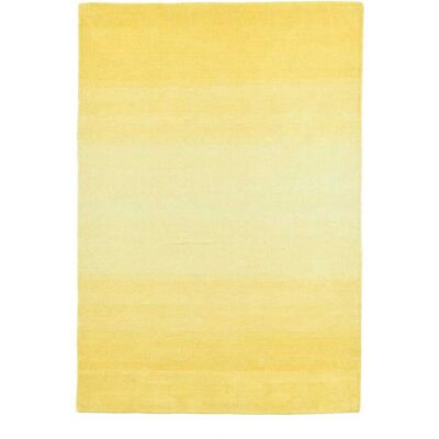 THEKO Tapis dégradé de couleur en laine jaune 160x230 cm - Publicité THEKO Tapis dégradé de couleur en laine jaune 160x230 cm - Publicité