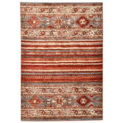 THEKO Tapis tissé à la machine en polypropylène - rouge multi 140x200 cm - Publicité THEKO Tapis tissé à la machine en polypropylène - rouge multi 140x200 cm - Publicité