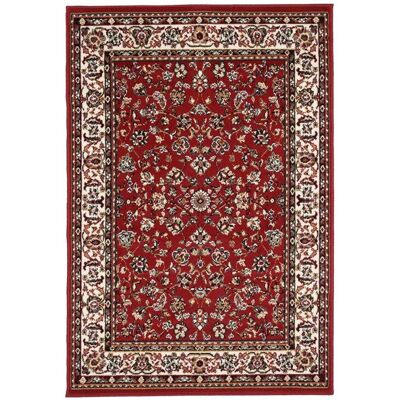 Tapis Style Oriental Rouge 140x200 - Polypropylène Rectangulaire - Publicité Tapis Style Oriental Rouge 140x200 - Polypropylène Rectangulaire - Publicité