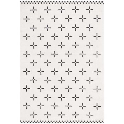 Safavieh - Melody - Ivoire/Noir - 185x275 cm - Tapis - Publicité Safavieh - Melody - Ivoire/Noir - 185x275 cm - Tapis - Publicité