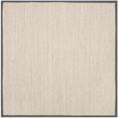 Safavieh - Tapis en sisal - Gris foncé - 120x120 cm - Rug - Publicité Safavieh - Tapis en sisal - Gris foncé - 120x120 cm - Rug - Publicité