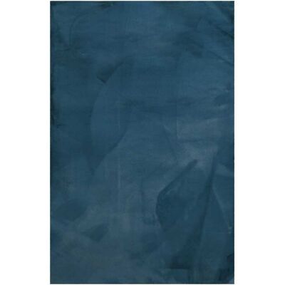 Esprit Tapis effet peau de lapin doux tufté pétrole pour salon,chambre 70x140 - Publicité Esprit Tapis effet peau de lapin doux tufté pétrole pour salon,chambre 70x140 - Publicité