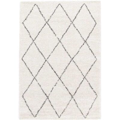 AFK Tapis shaggy de style berbère doux et volumineux beige 160 x 230 cm - Publicité AFK Tapis shaggy de style berbère doux et volumineux beige 160 x 230 cm - Publicité