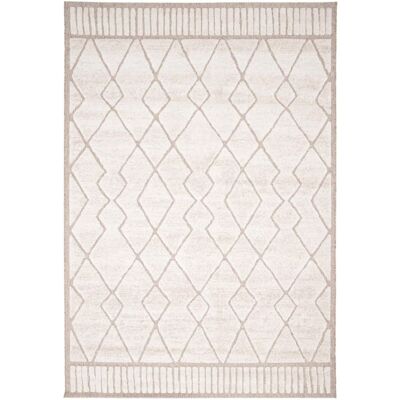AFK Tapis design inspiration ethnique avec effet relief beige 200 x 290 cm - Publicité AFK Tapis design inspiration ethnique avec effet relief beige 200 x 290 cm - Publicité