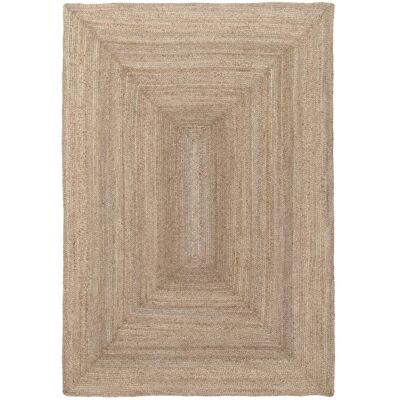 AFK Tapis design fait main en jute marron 160 x 230 cm - Publicité AFK Tapis design fait main en jute marron 160 x 230 cm - Publicité