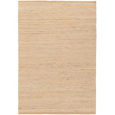 AFK Tapis design fait main en jute beige 120 x 170 cm - Publicité AFK Tapis design fait main en jute beige 120 x 170 cm - Publicité