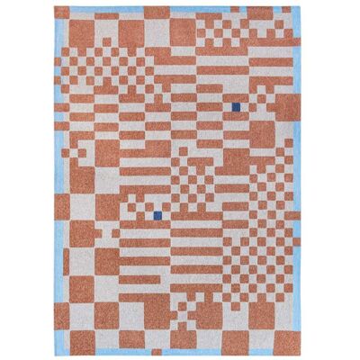 Louis de Poortere Tapis salon et chambre tissé plat 140x200 cm rose - Publicité Louis de Poortere Tapis salon et chambre tissé plat 140x200 cm rose - Publicité