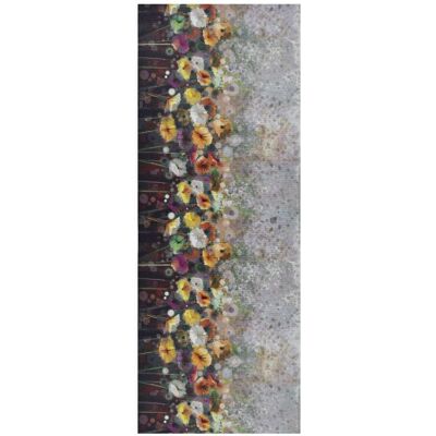 Atticgo Tapis de cuisine lavable fleurs multicolore 52x200 cm - Publicité Atticgo Tapis de cuisine lavable fleurs multicolore 52x200 cm - Publicité