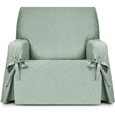 Eysa Housse de fauteuil hydrofuge 1 place avec rubans vert 80-120 cm - Publicité Eysa Housse de fauteuil hydrofuge 1 place avec rubans vert 80-120 cm - Publicité