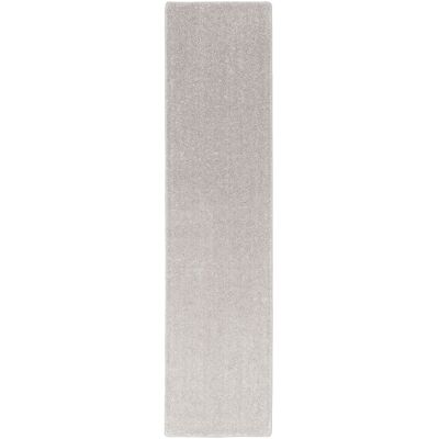 Snapstyle Tapis couloir uni gris argent 100x300 cm - Publicité Snapstyle Tapis couloir uni gris argent 100x300 cm - Publicité