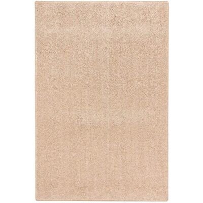 Snapstyle Tapis en velours à poils longs beige 200x200 cm - Publicité Snapstyle Tapis en velours à poils longs beige 200x200 cm - Publicité