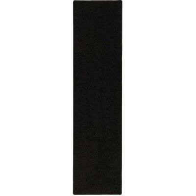 Snapstyle Tapis couloir uni noir 80x320 cm - Publicité Snapstyle Tapis couloir uni noir 80x320 cm - Publicité