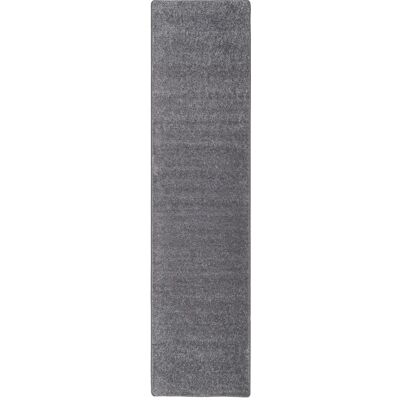 Snapstyle Tapis couloir uni gris 80x320 cm - Publicité Snapstyle Tapis couloir uni gris 80x320 cm - Publicité