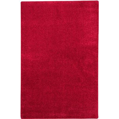 Snapstyle Tapis en velours à poils longs rouge 140x200 cm - Publicité Snapstyle Tapis en velours à poils longs rouge 140x200 cm - Publicité