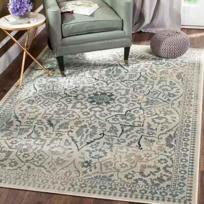 Cordova Crème & Bleu Clair 122 x 170 cm Tapis - Publicité Cordova Crème & Bleu Clair 122 x 170 cm Tapis - Publicité