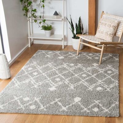 Safavieh - NADUVI - Gris - Polypropylène - Tapis - Publicité Safavieh - NADUVI - Gris - Polypropylène - Tapis - Publicité