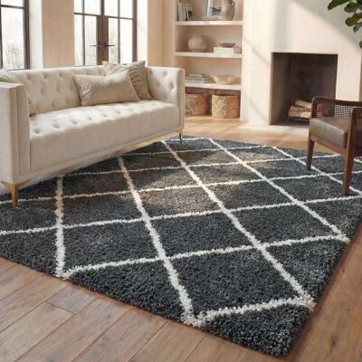 Tapis Gris Dani de Safavieh - Tapis - Publicité Tapis Gris Dani de Safavieh - Tapis - Publicité