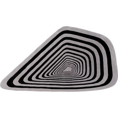 Kare Design Tapis en laine noire et blanche 240x170 - Publicité Kare Design Tapis en laine noire et blanche 240x170 - Publicité
