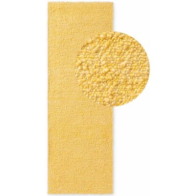 Ted Baker Tapis bouclés à poils courts jaune 80x200cm - Publicité Ted Baker Tapis bouclés à poils courts jaune 80x200cm - Publicité