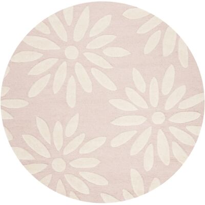 Safavieh Tapis laine rose/ivoire 152 x 152 cm - Publicité Safavieh Tapis laine rose/ivoire 152 x 152 cm - Publicité